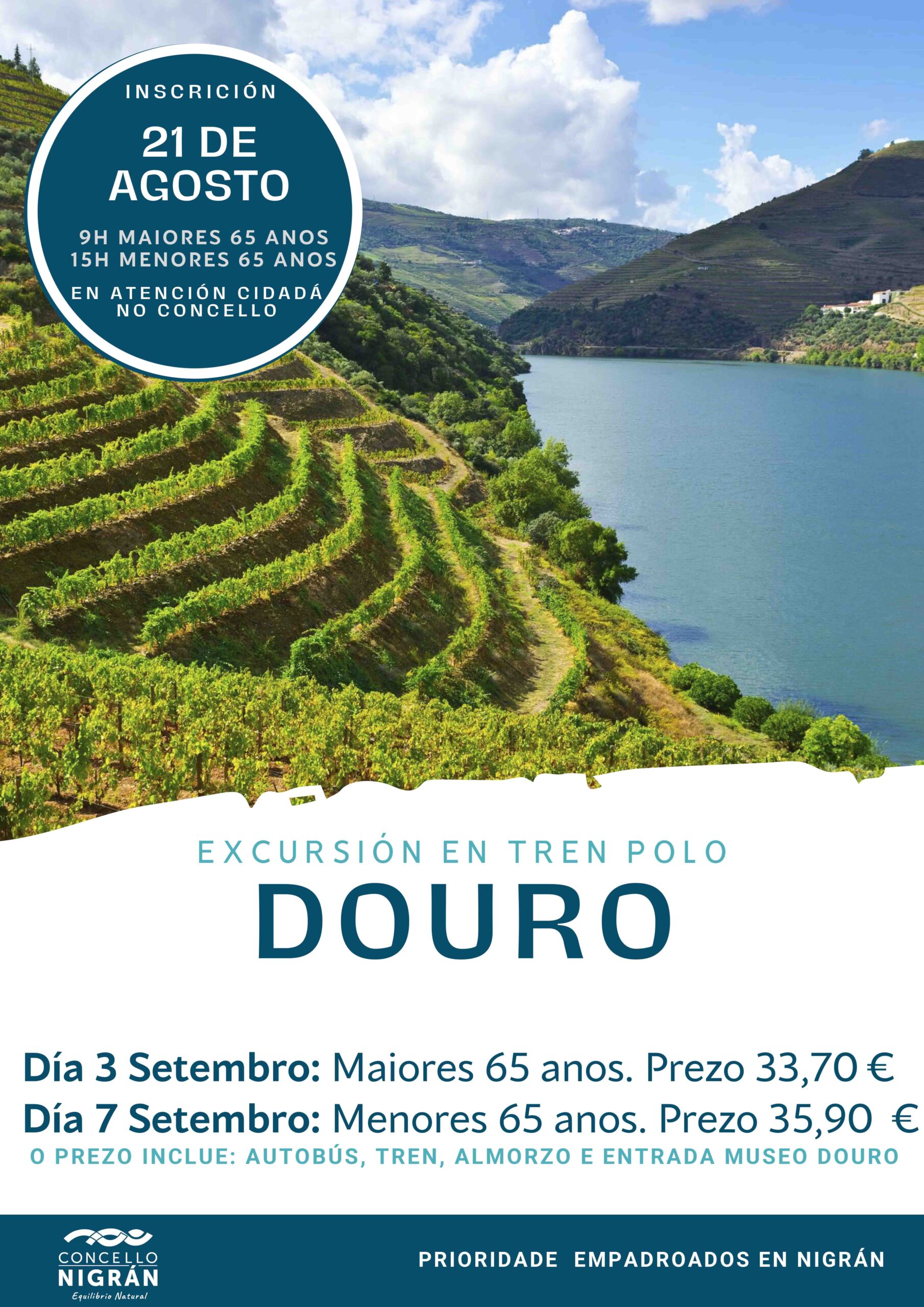 excursión Tren douro