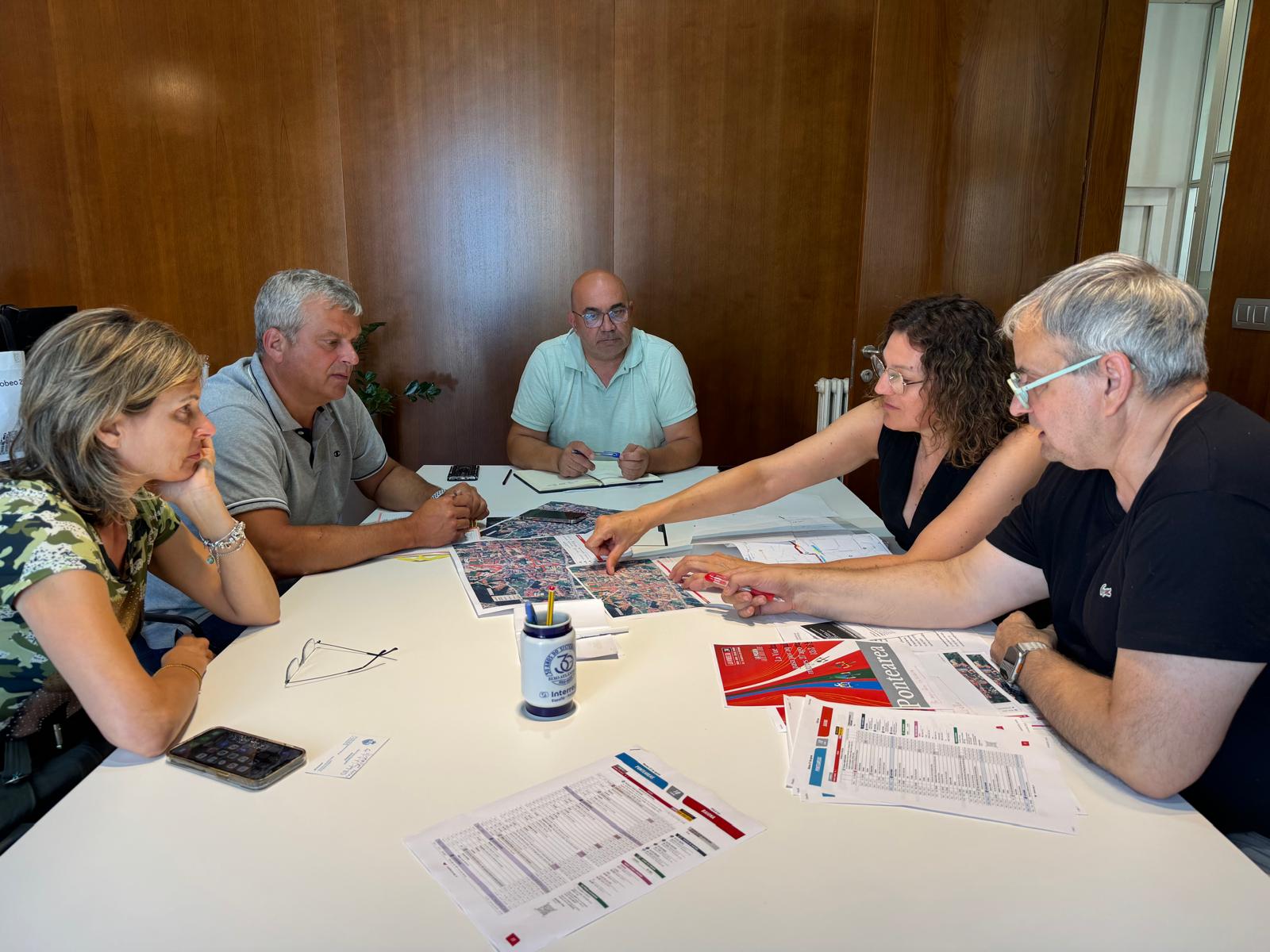 reunión traballo recepción La Vuelta