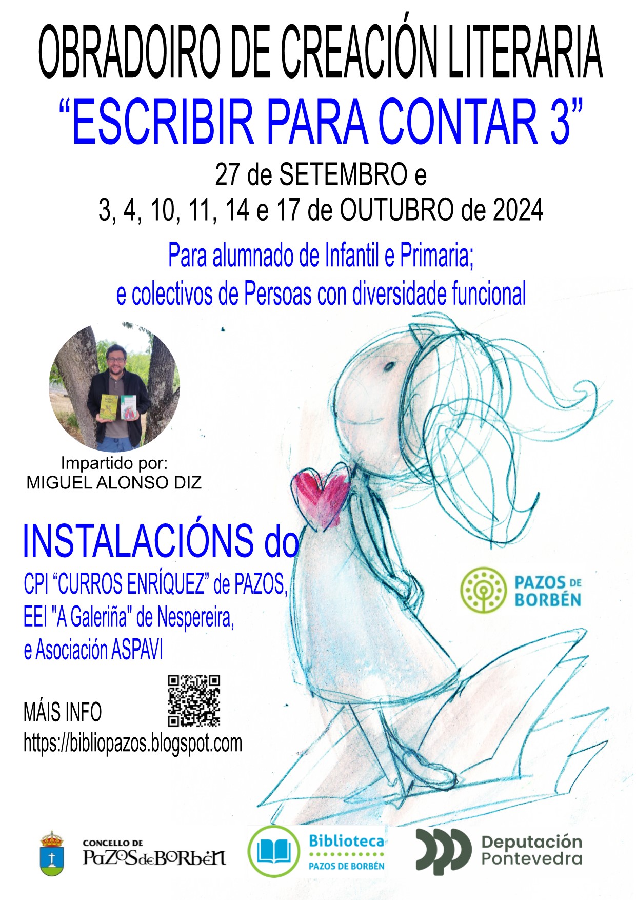 09. CARTEL OBRADOIRO CREACIÓN LITERARIA – MIGUEL ALONSO DIZ_2024