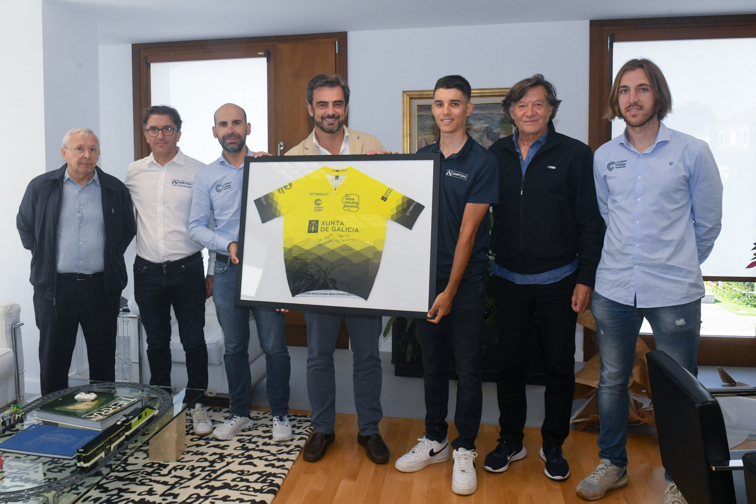 O conselleiro de Presidencia, Xustiza e Deportes, Diego Calvo, f