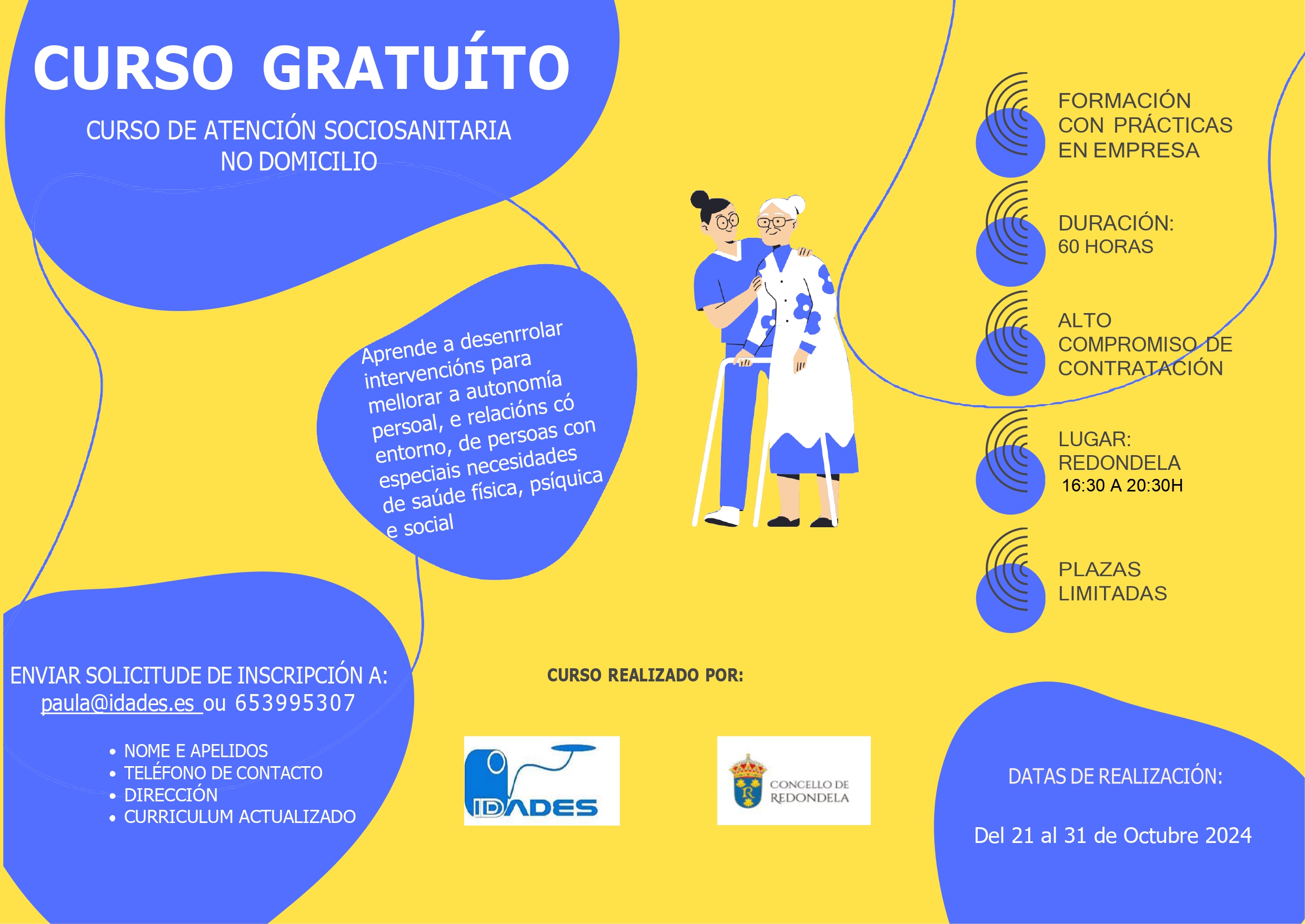 CARTEL CURSO IDADES REDONDELA