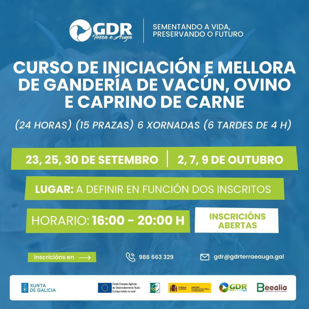 CURSO GANDARÍA GDR TERRA E AUGA