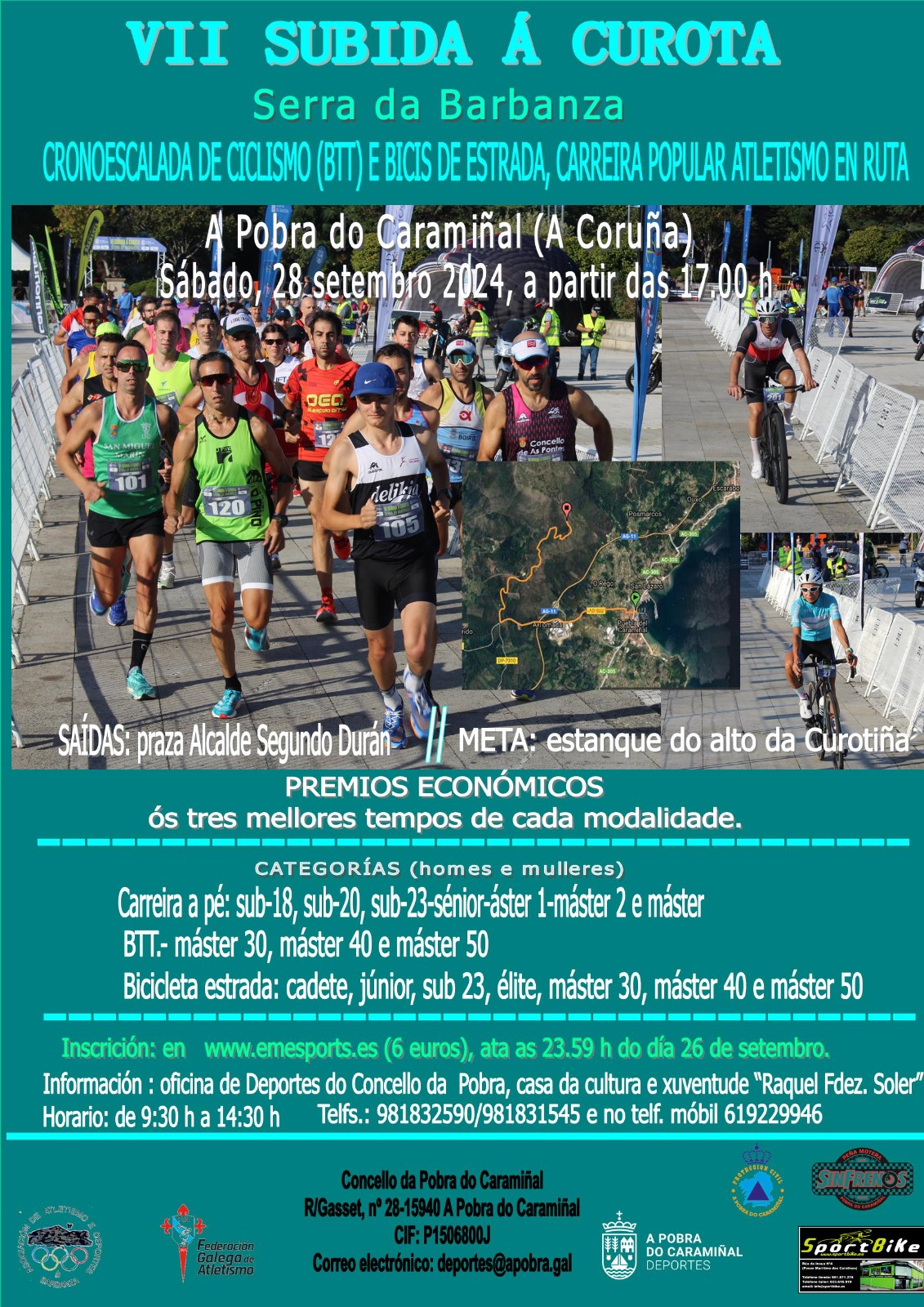 Cartel da VII Subida á Curota