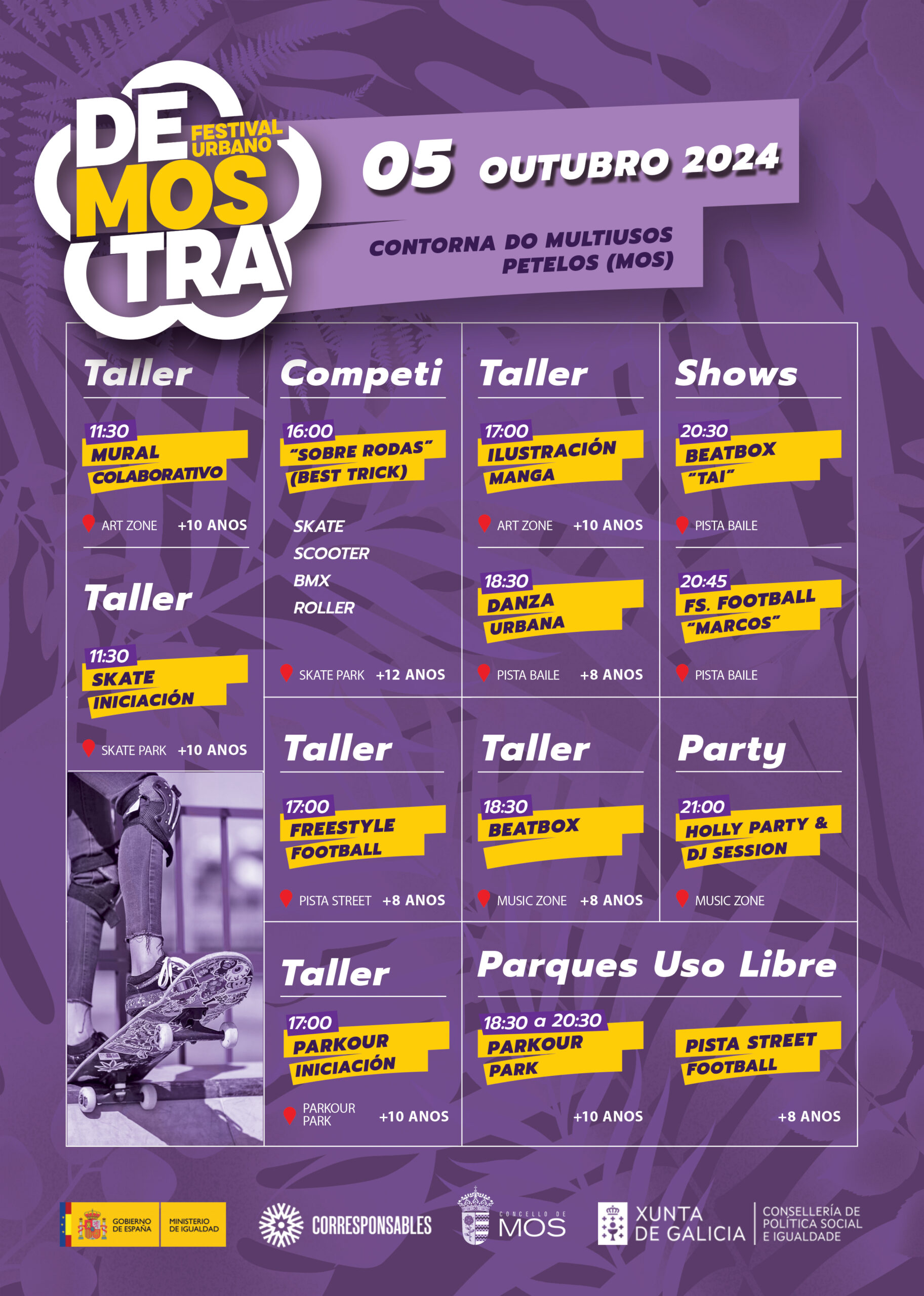 Horarios DEMOSTRA Mos 2024 Logos