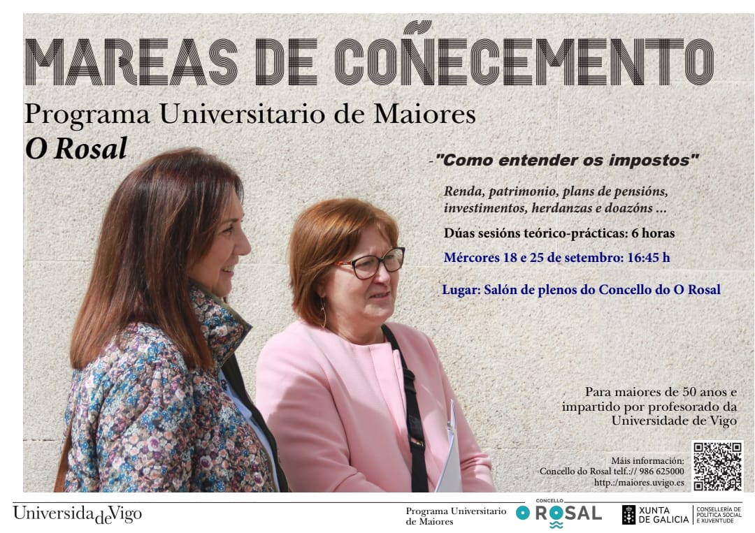 Mareas de ConŢecemento no Rosal para entender os impostos