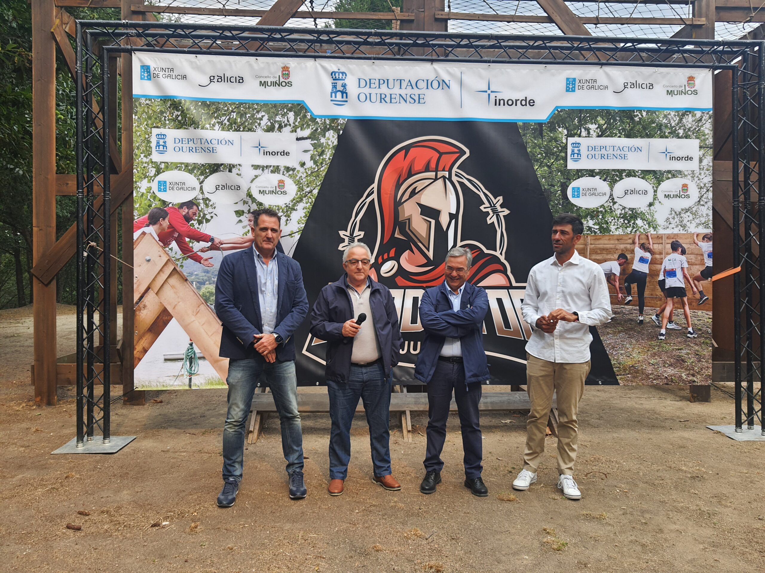 Presentación da Gladiator Race en Muíños
