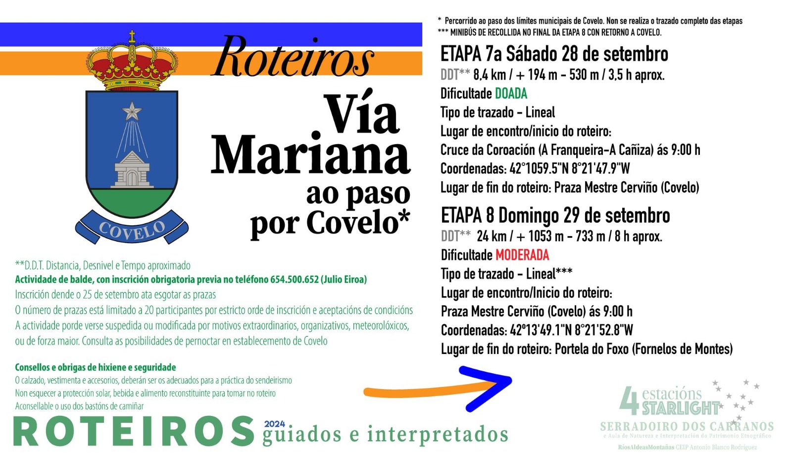 ruta Vía Mariana setembro