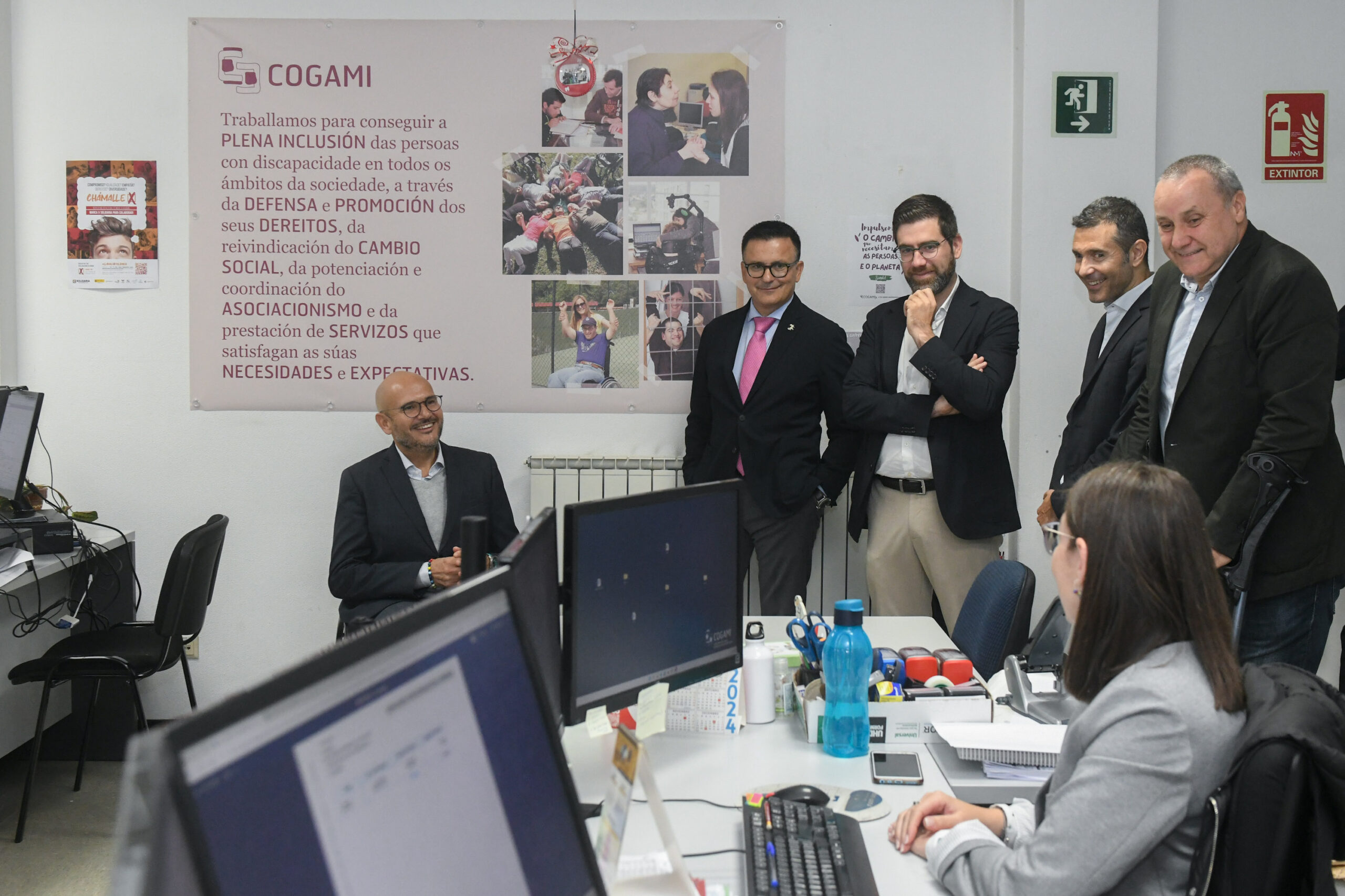 O conselleiro de Emprego, Comercio e Emigración, José Gonzále