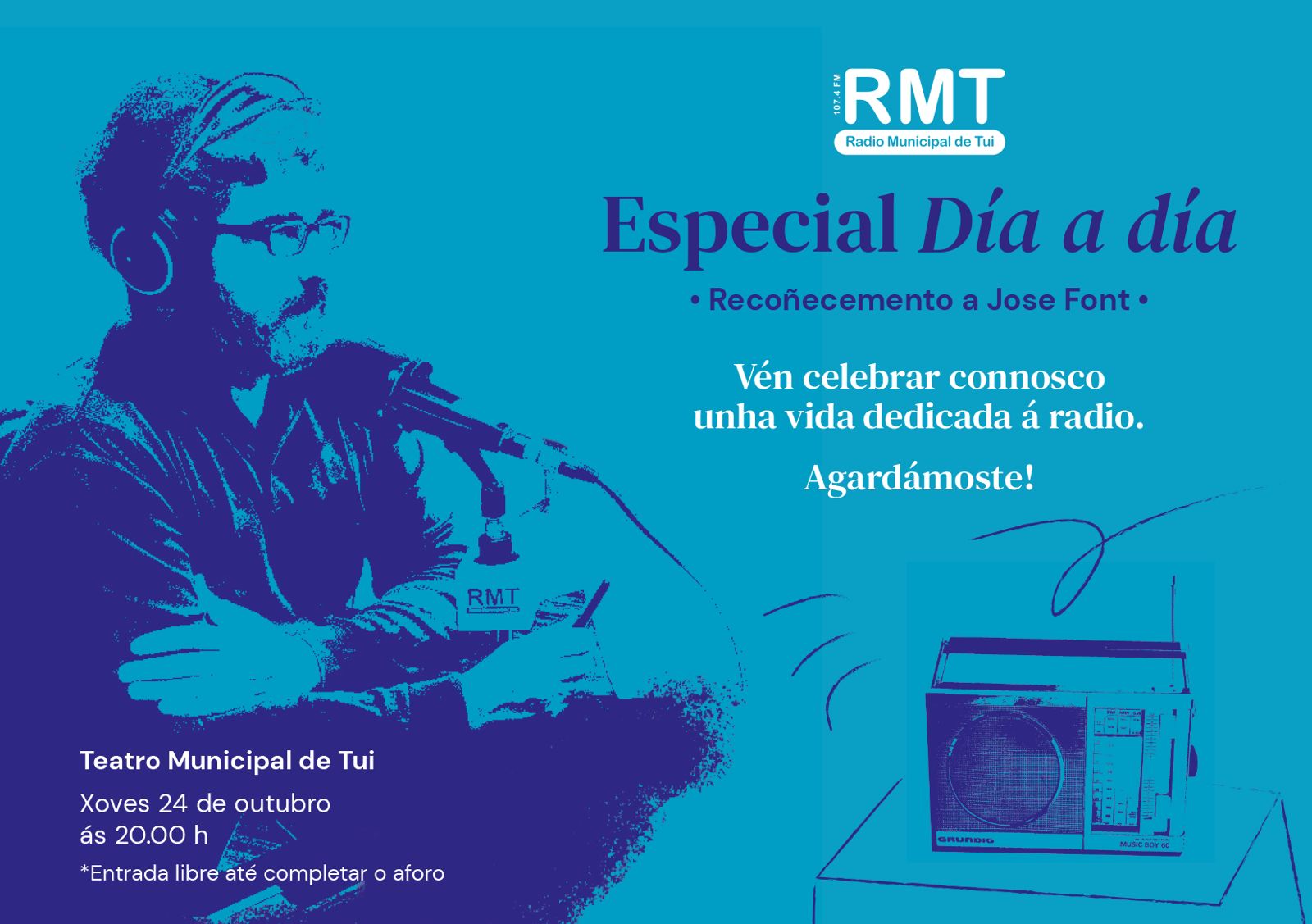 22102024 Acto recoñecemento Jose Font no Teatro