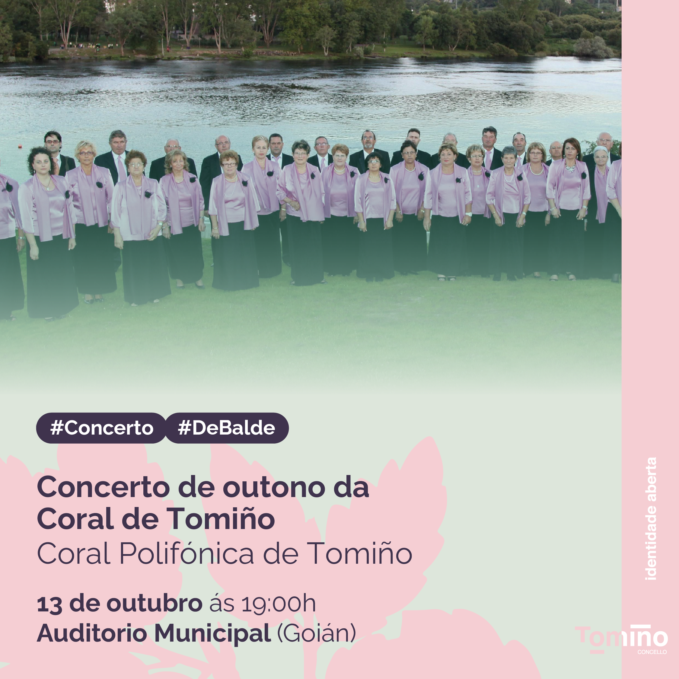 A Coral Polifónica pon voz ao outono en Tomiño