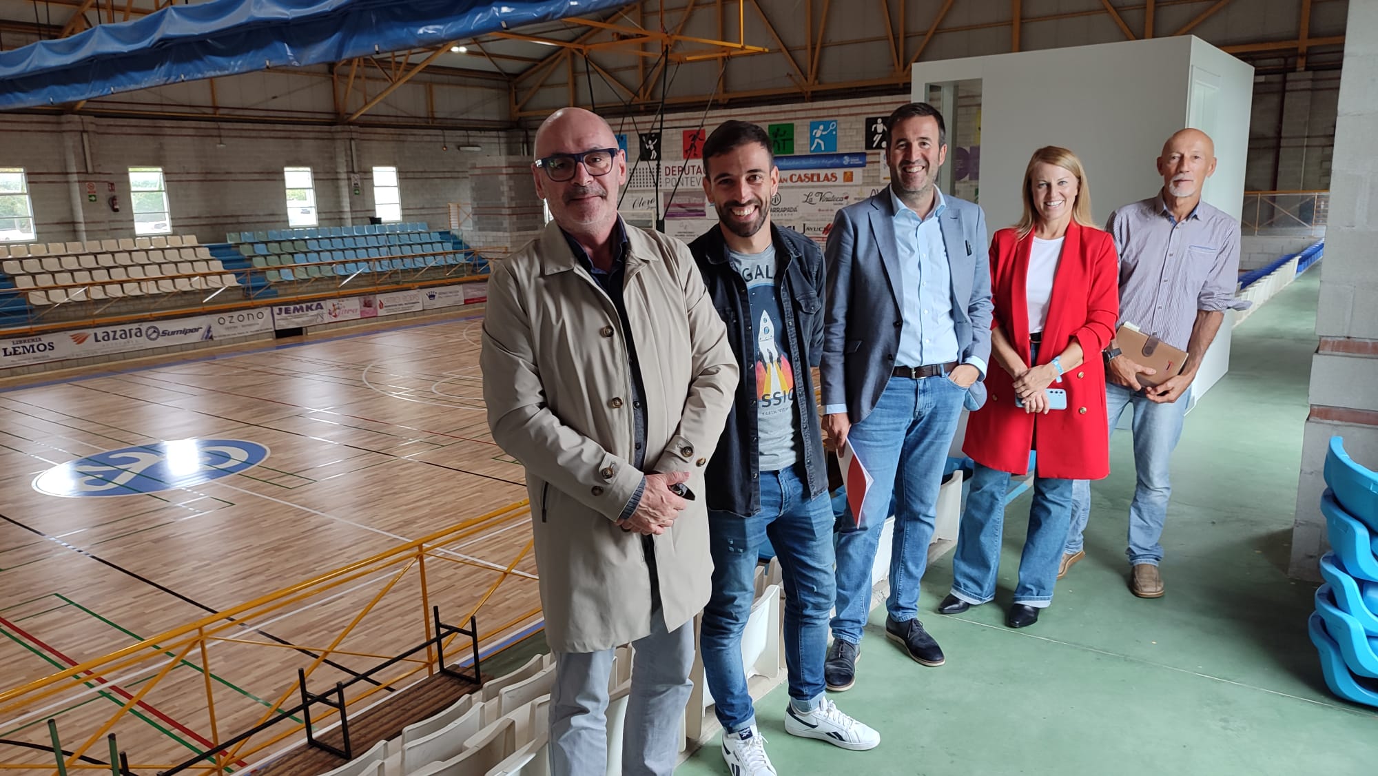 CONTRATISTA, CONCELLEIRO DEPORTES, DIRECTOR DE OBRA, ALCALDESA, TÉCNICO MUNICIPAL