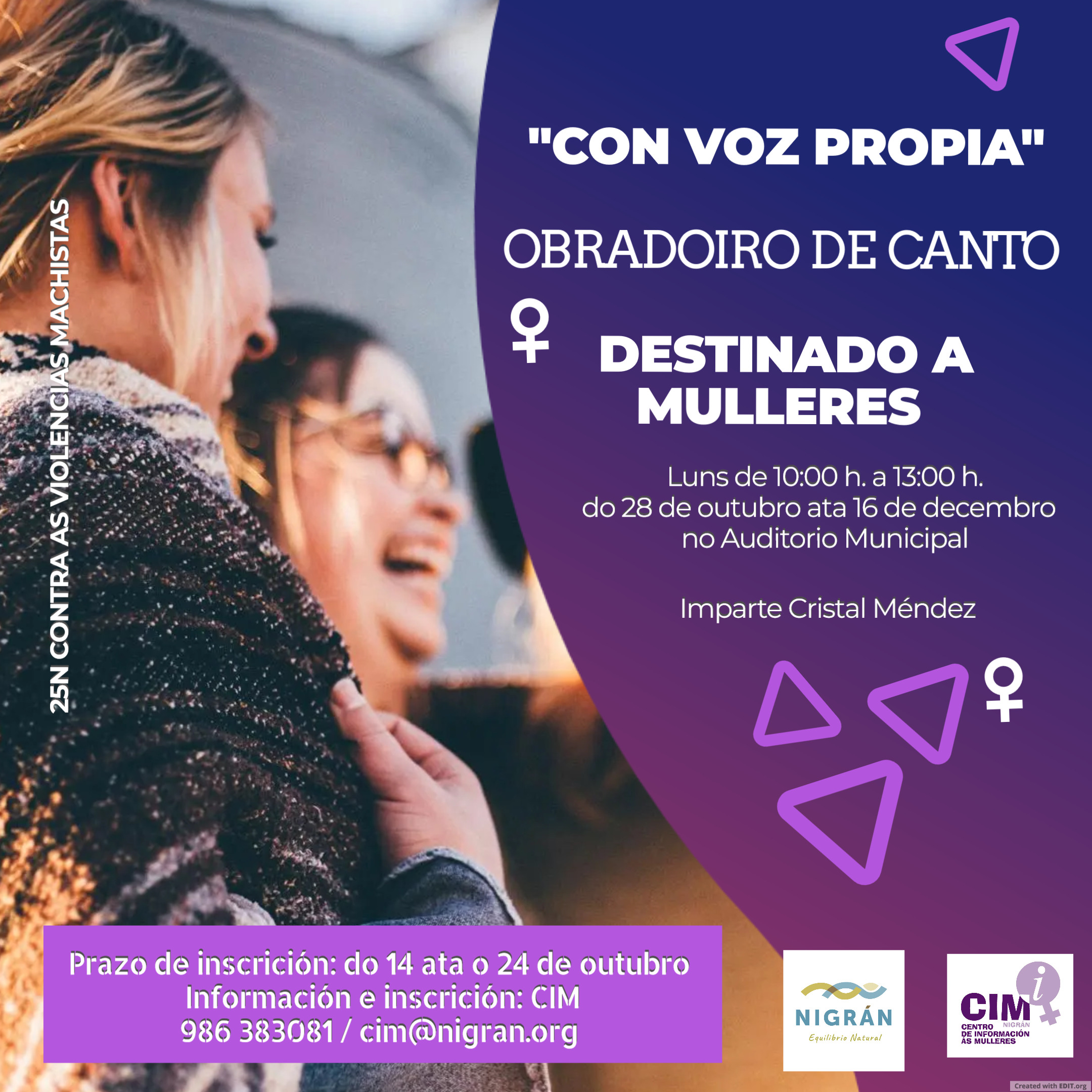 Cartel Con voz propia