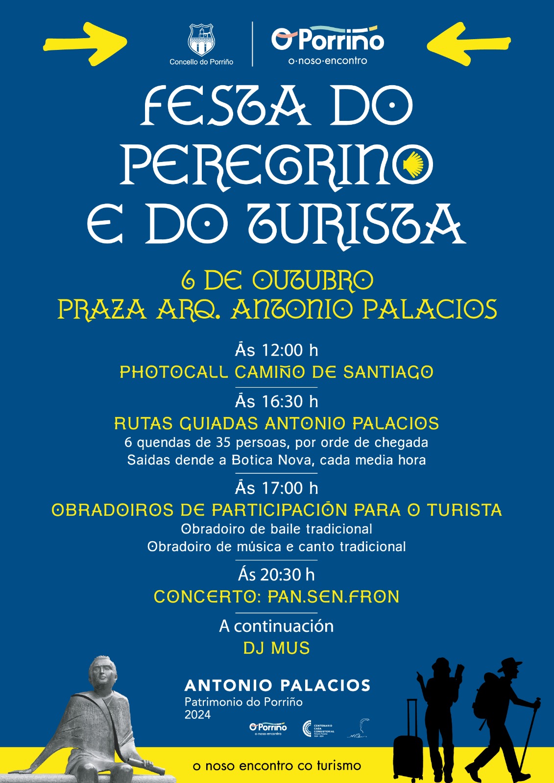 Cartel Festa do Peregrino e o Turista