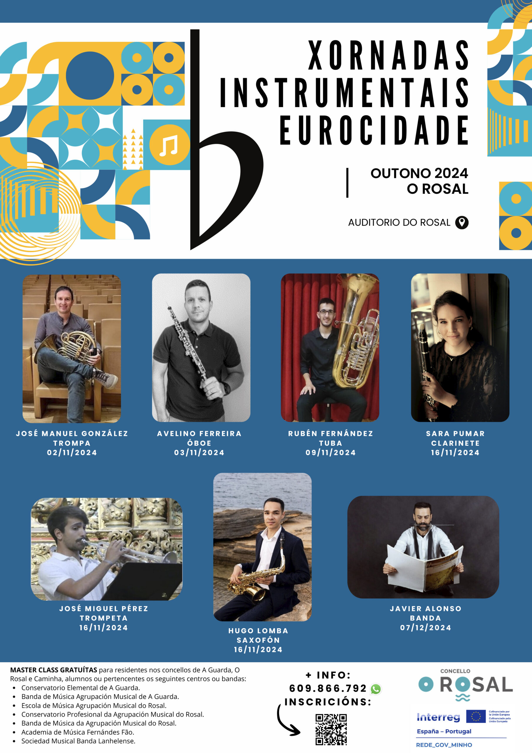 O Rosal afina o talento musical coas Xornadas Instrumentais Eurocidade