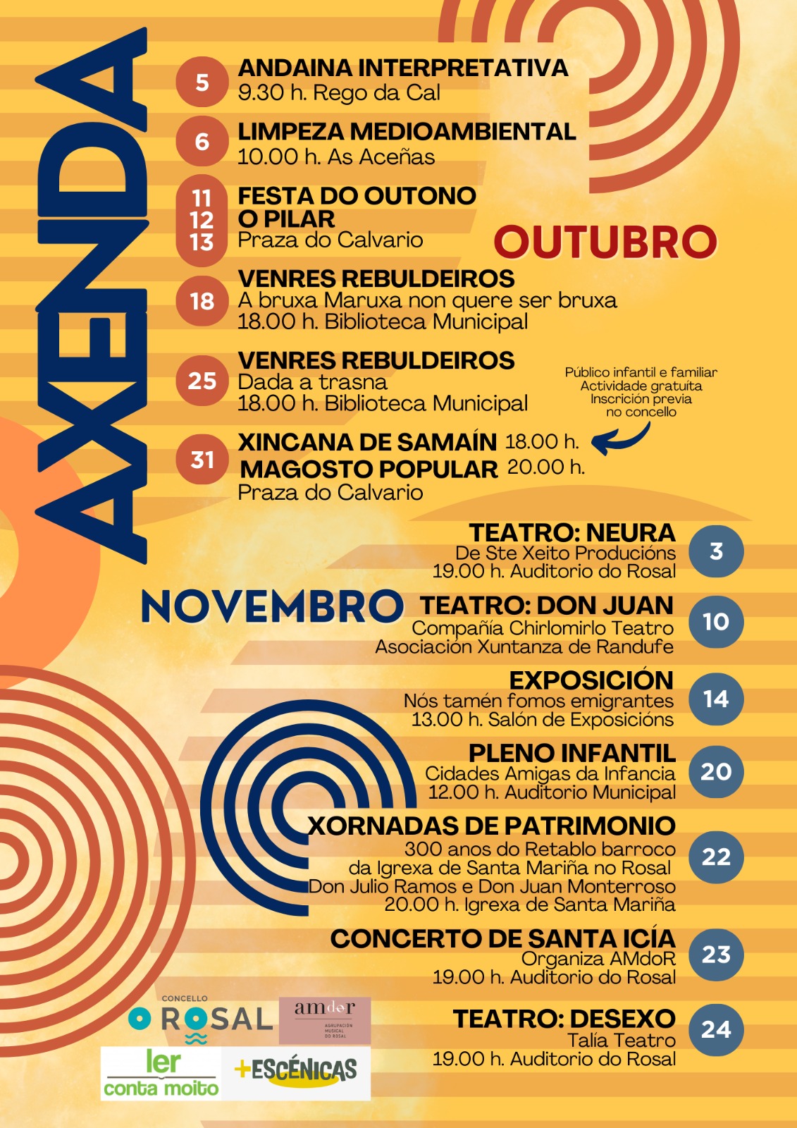 Outono de historias, festas e tradicioìns no Rosal