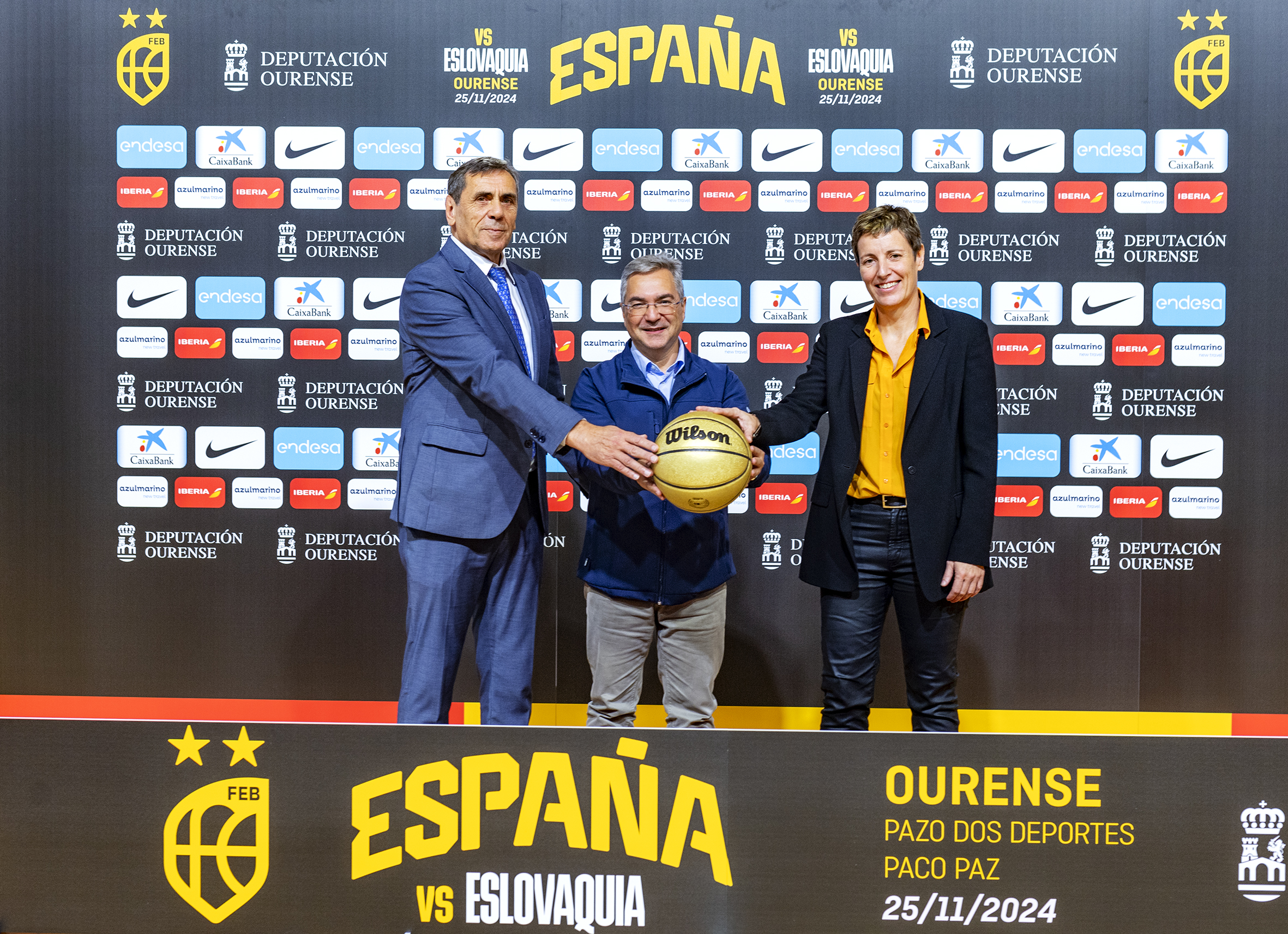 Partido da Selección masculina de baloncesto en Ourense -2
