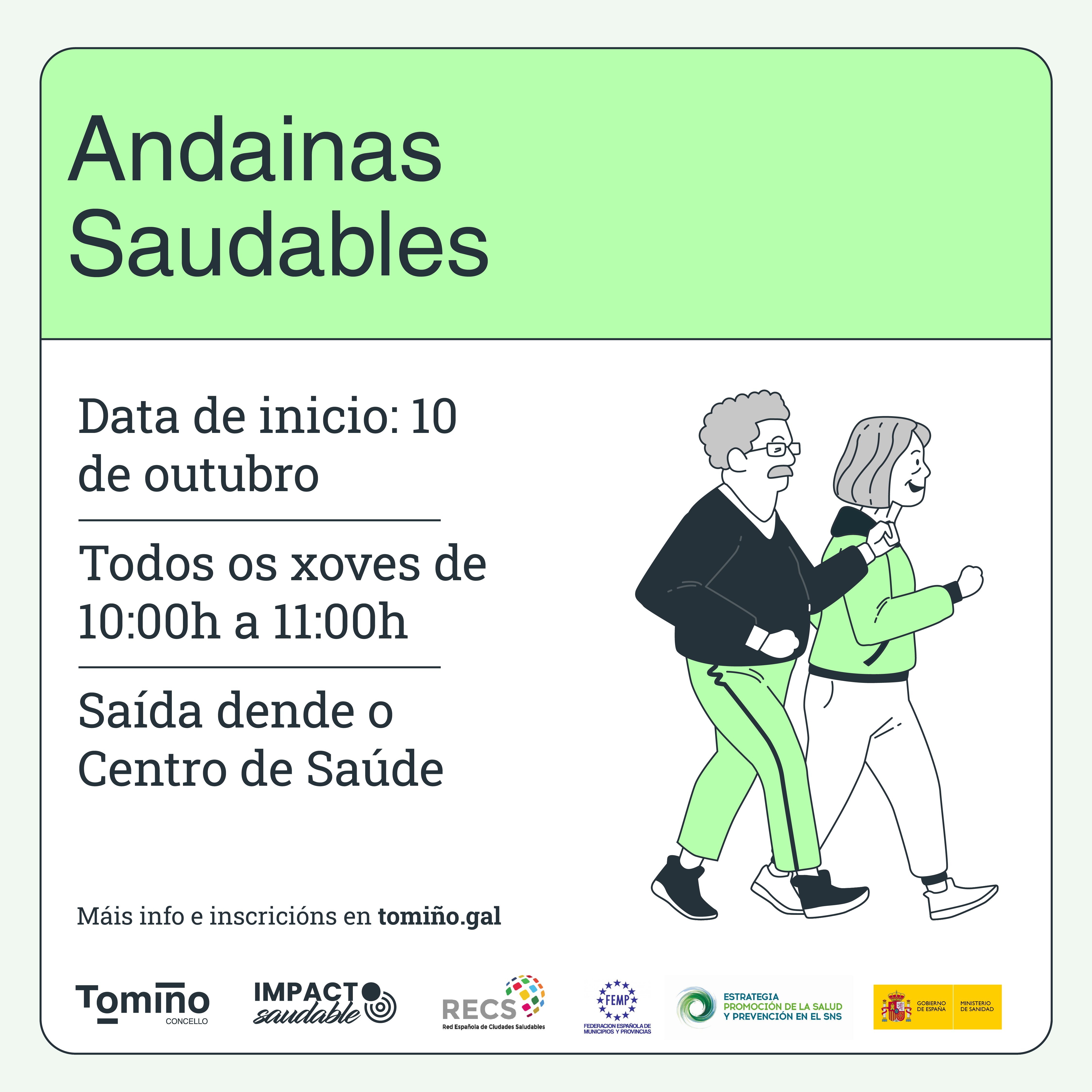 Tomiño ponse en marcha coas súas ‘Andainas saudables’