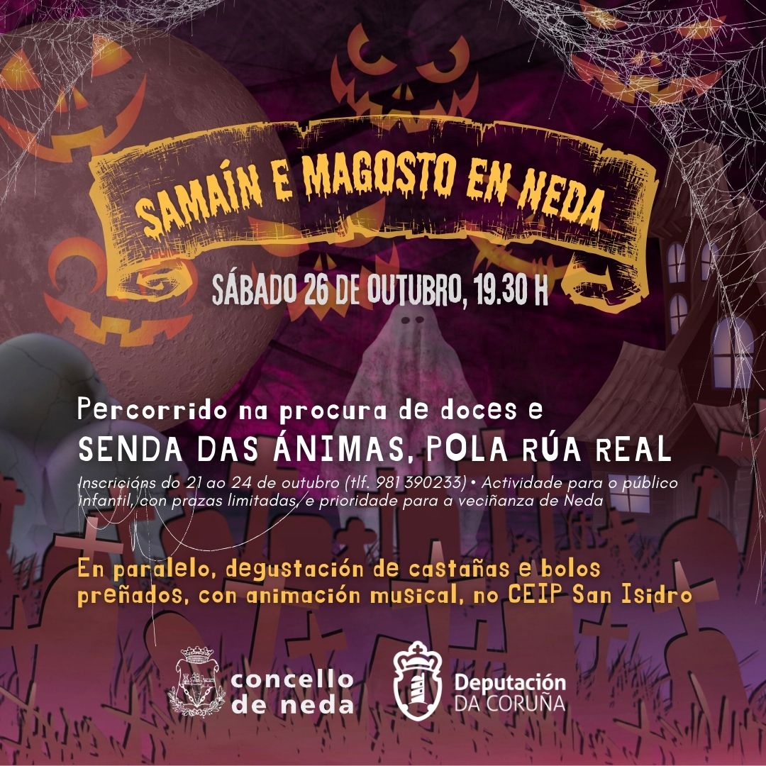 cartel samaín NEDA