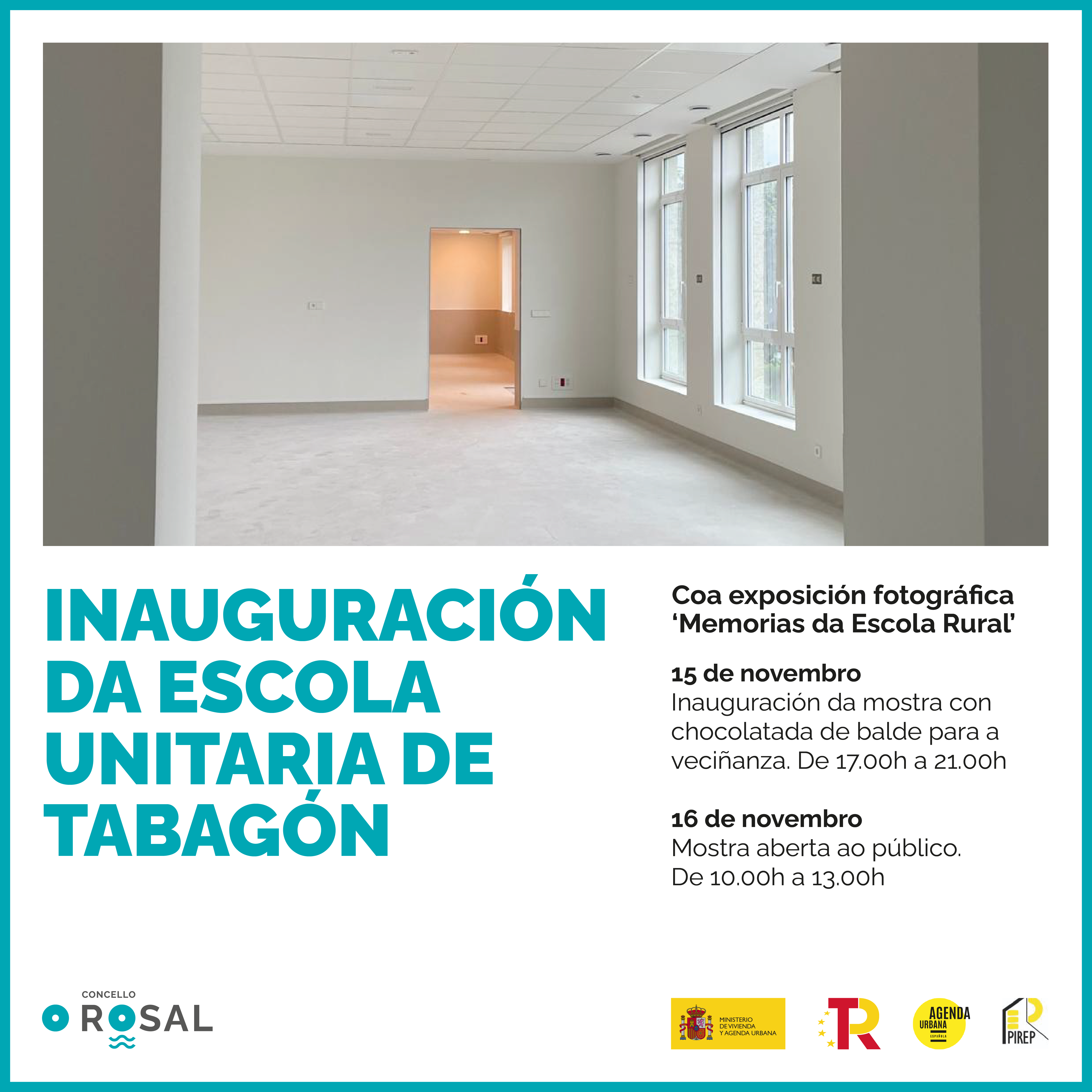 A Escola Unitaria de Tabagoìn renace como sede do CRA Mariìa Zambrano