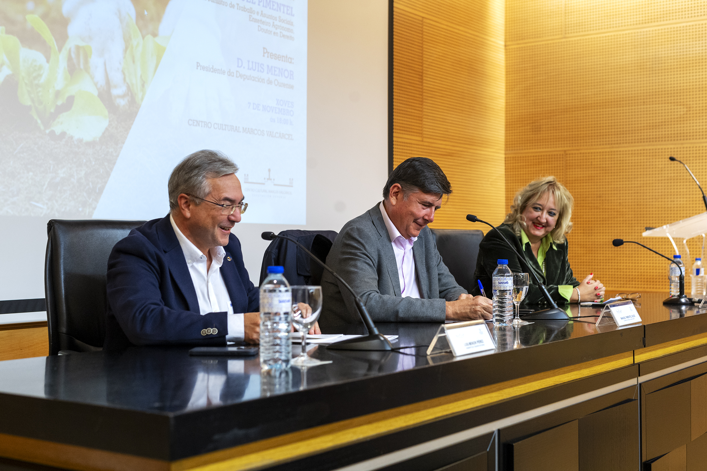 Luis Menor e Manuel Pimentel nas conversas Quo Vadis 2