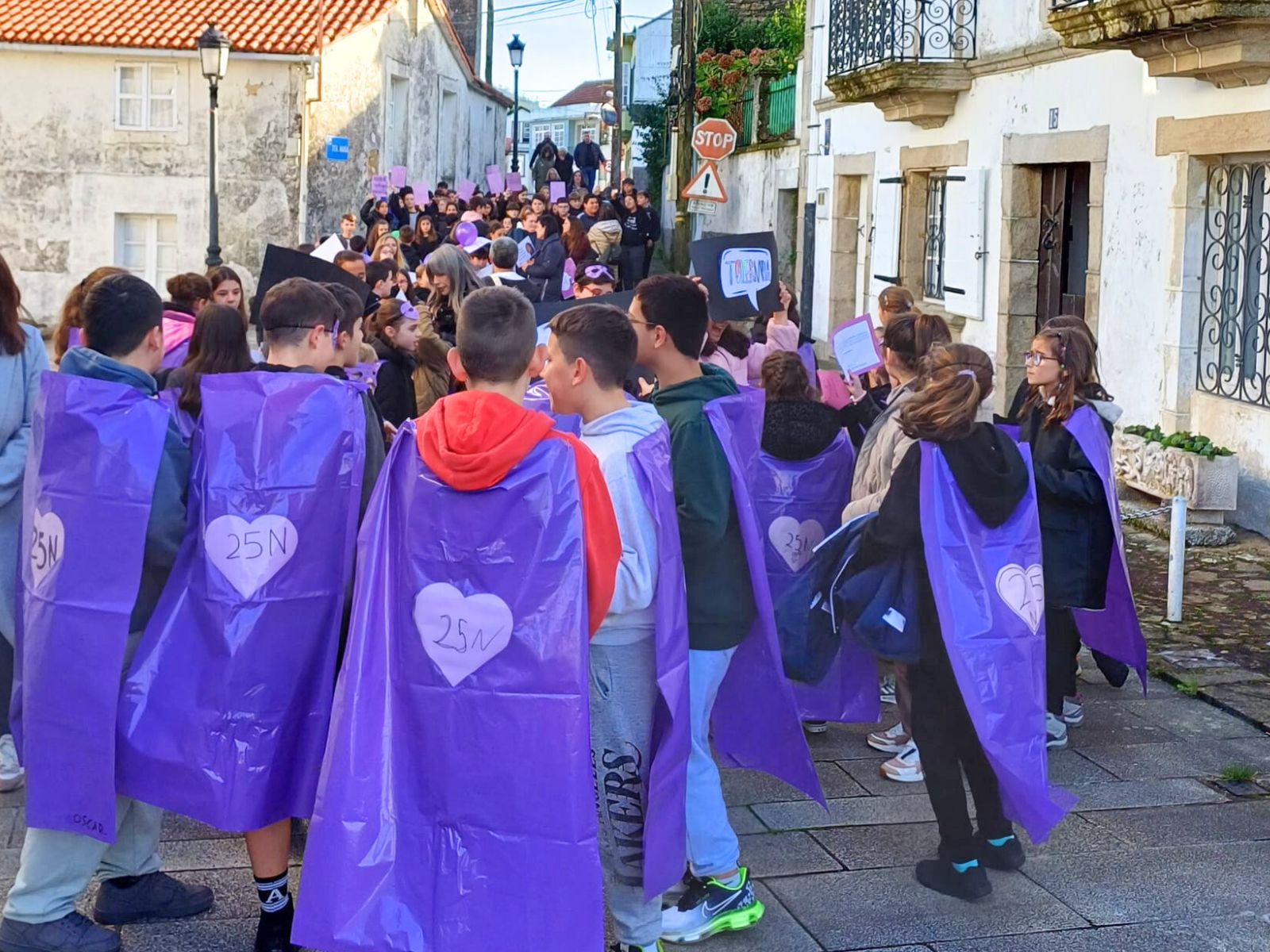 Marcha polo bo trato- parada na rúa Paraíso