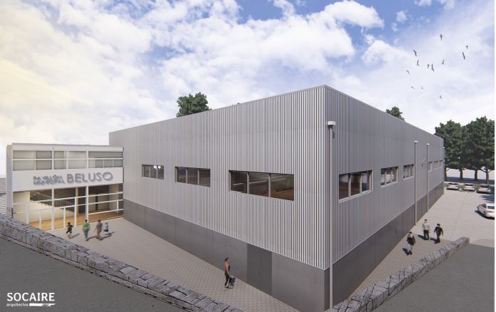 plano pavillón beluso