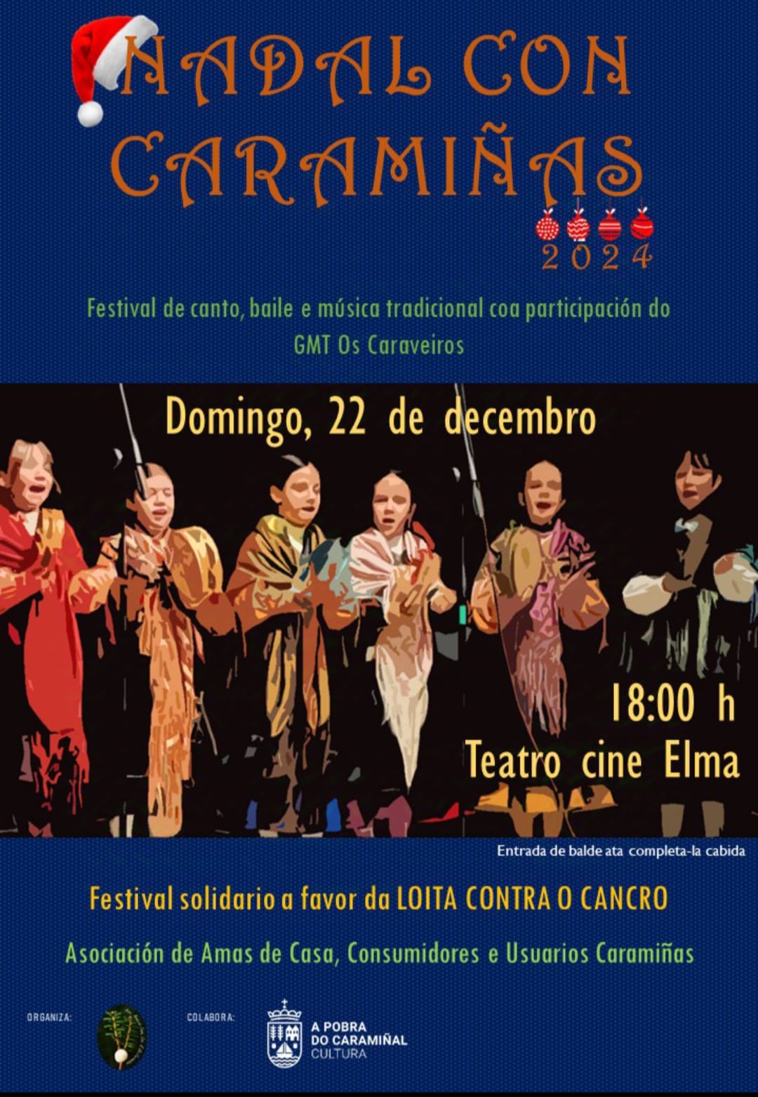 Cartel do festival Nadal con Caramiñas 2024 (1)