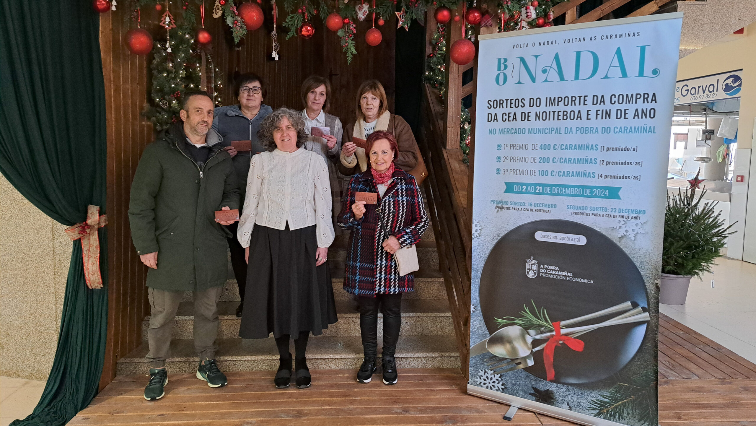 Entrega caramiñas cea fin de ano. Nadal 2024