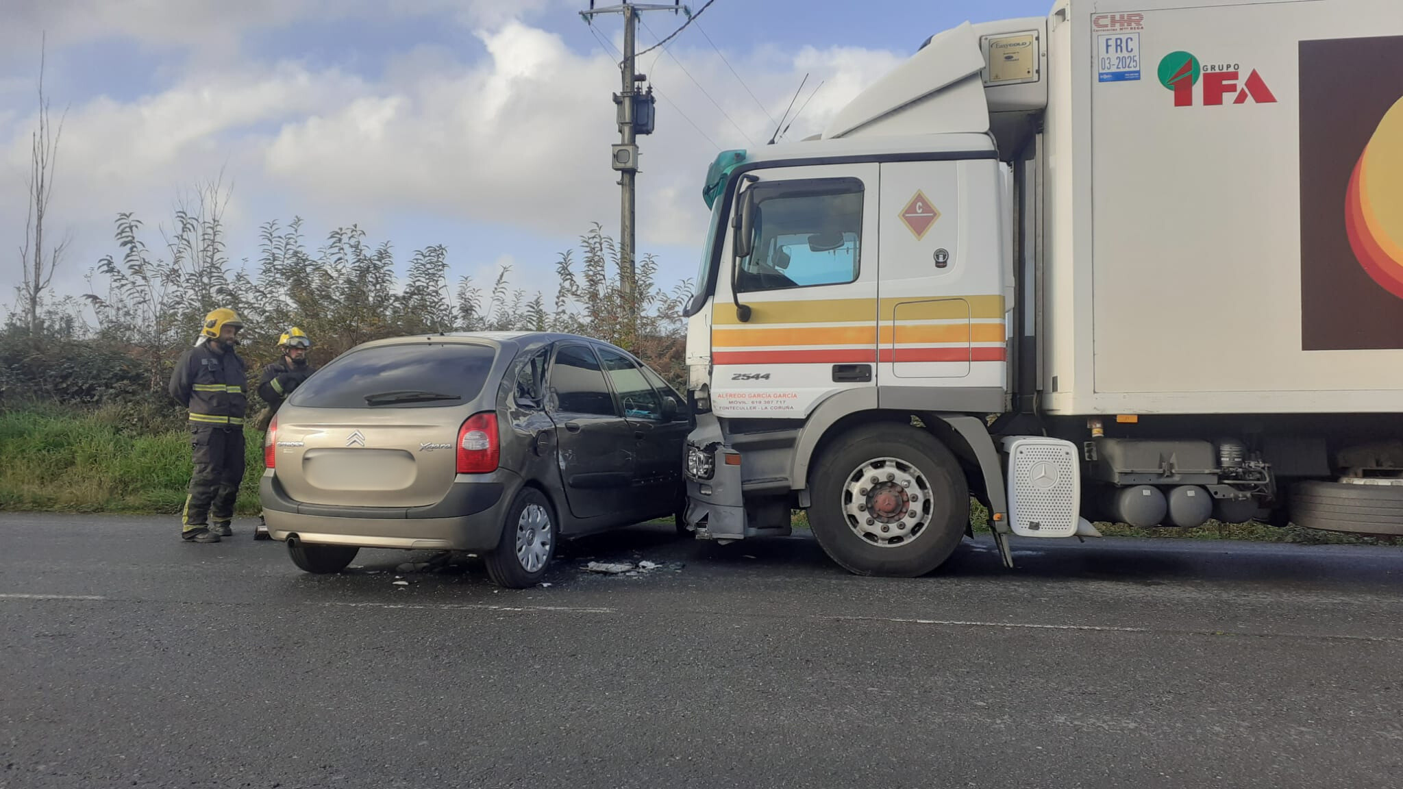 FOTOGRAFÍA ACCIDENTE BETANZOS