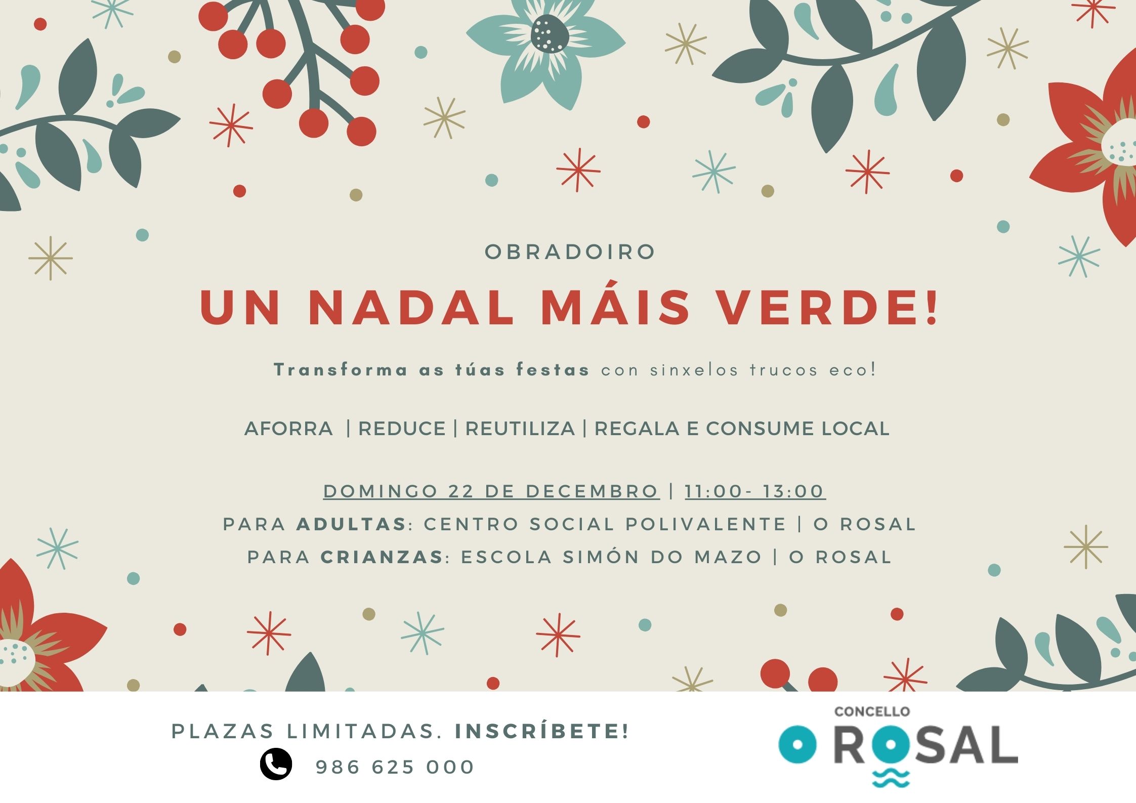 O Rosal pon o foco nun ‘Nadal maģis verde!’