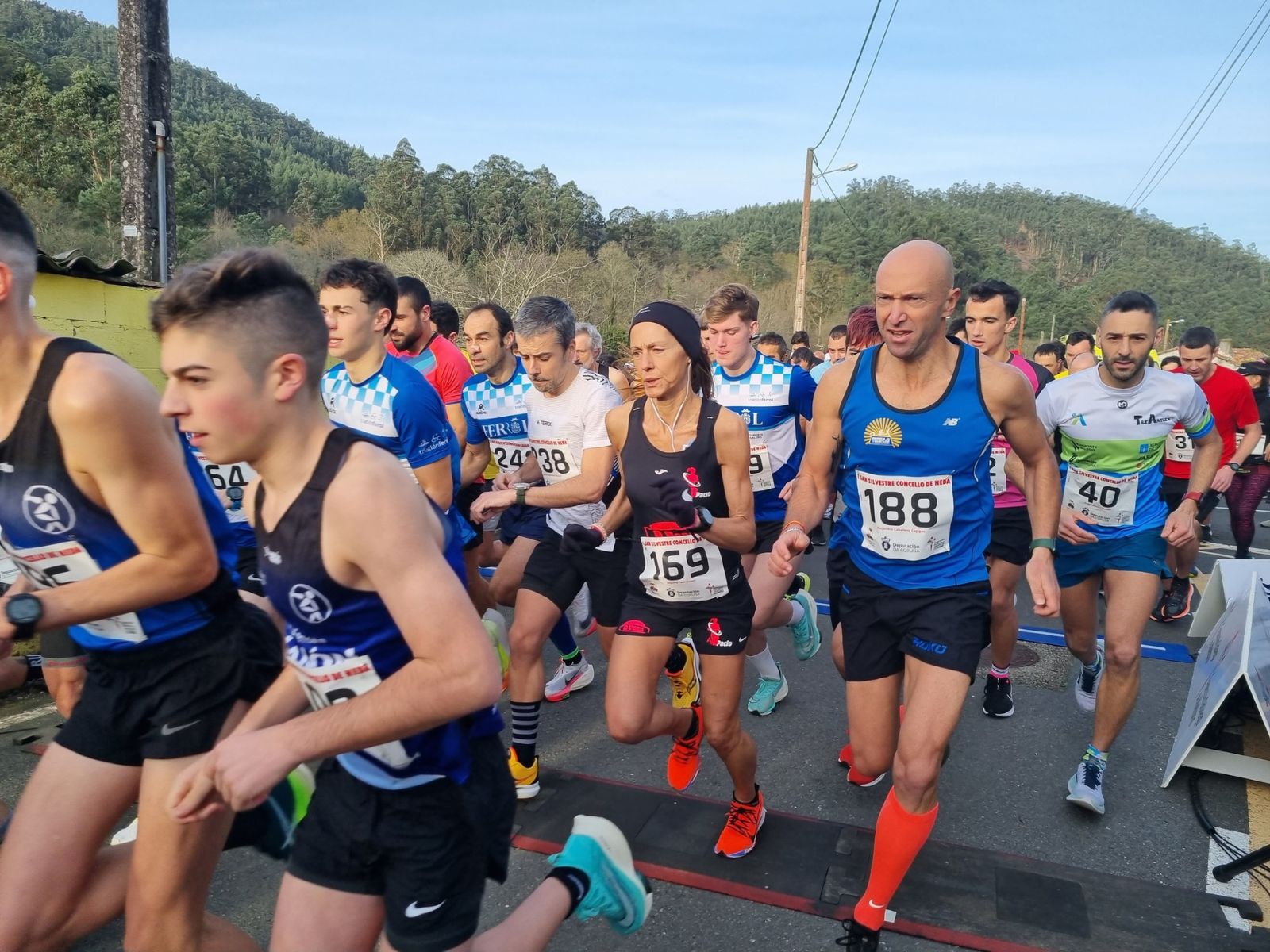 San Silvestre Neda edicións anteriores 1