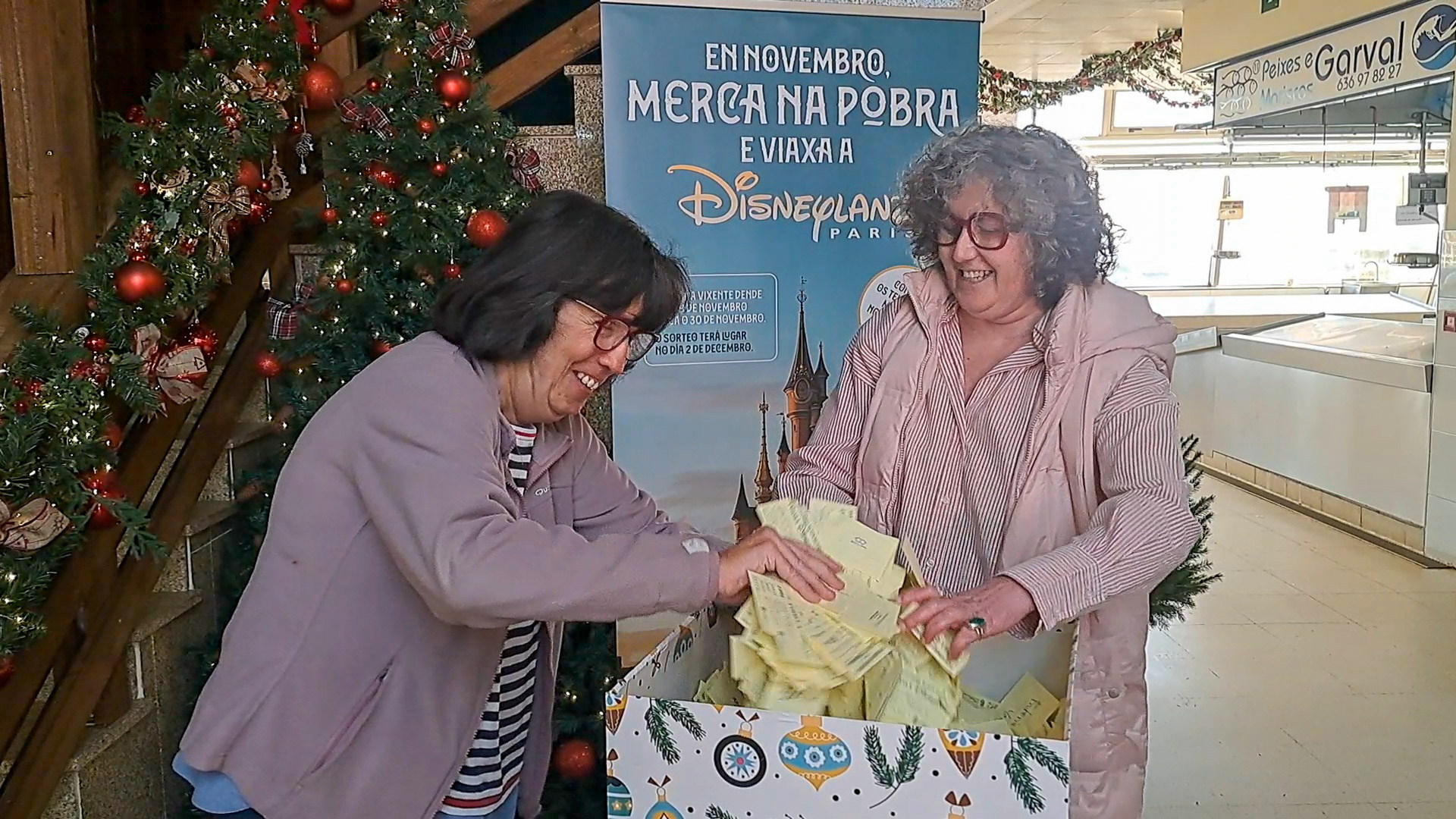 Sorteo viaxe familiar Eurodisney campaña comercial novembro 2024