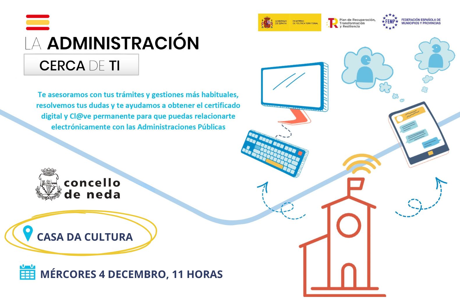 cartel administración cerca de ti