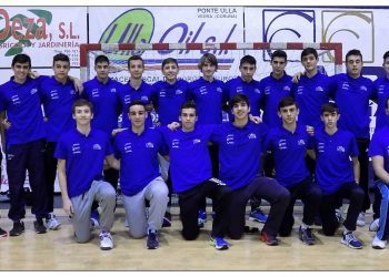 A selección cadete masculina logra a única vitoria galega en Almería