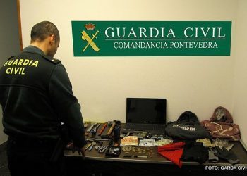 Detenidos en Nigrán tras robar un portátil, una caja de huevos y chicles