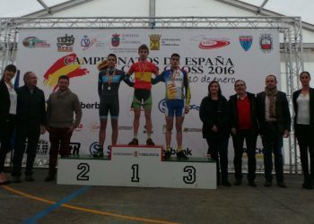 O junior Iván Feijoo completou o triplete de pratas galegas