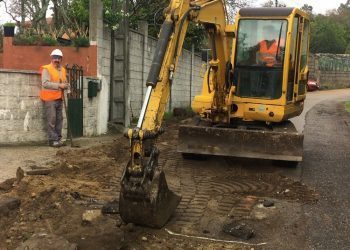 Obras para achegar o abastecemento de auga a Priegue