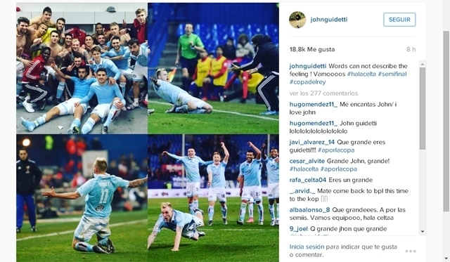 Guidetti: «Celta jugar bien fútbol»