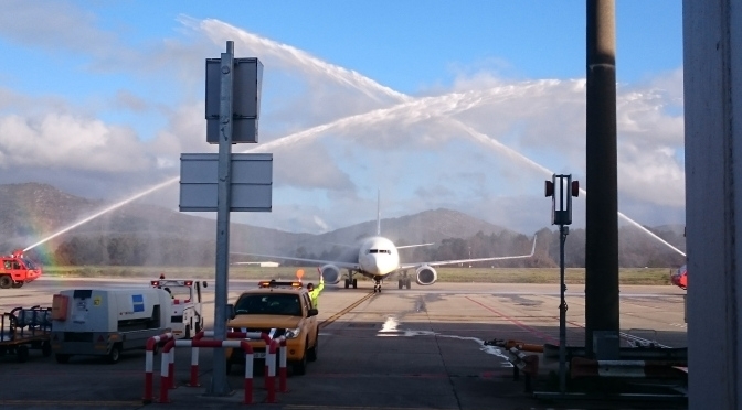 Despega el primer Vigo-Barcelona de Ryanair con un 95% de ocupación