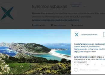 As Cíes estrean a conta de Turismo Rías Baixas en Instagram