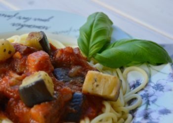 Pasta alla Norma {con berenjenas}