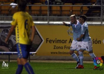 Los goles de Guidetti ponen al Celta con pie y medio en cuartos