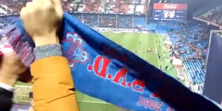 Así sonó A Rianxeira en el Vicente Calderón