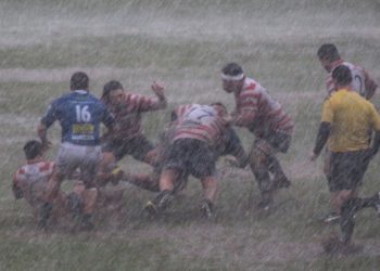El temporal obliga a suspender el partido del Blusens Vigo Rugby