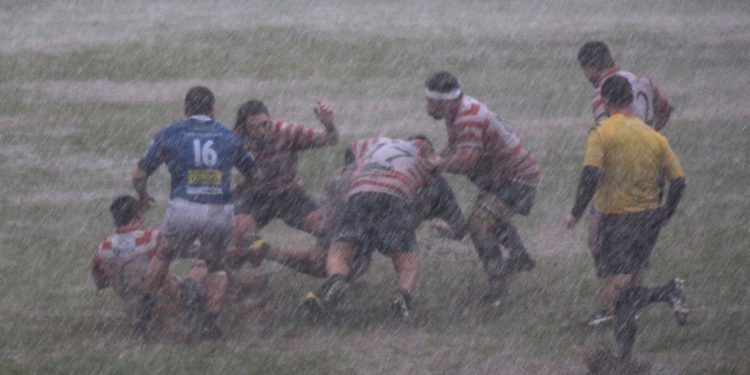 El temporal obliga a suspender el partido del Blusens Vigo Rugby