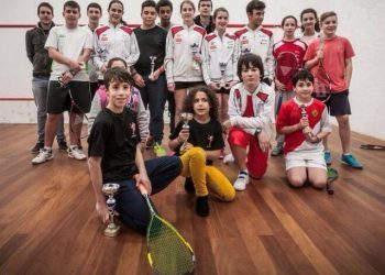 Ocho medallas del Vigo Squash en el Campeonato Gallego de categorías base