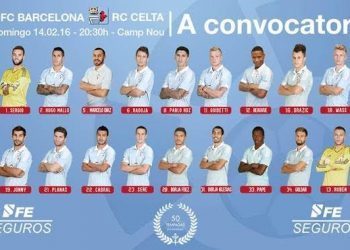 Pape, Goldar, Borja Iglesias y Borja Fernández completan la lista para el Camp Nou