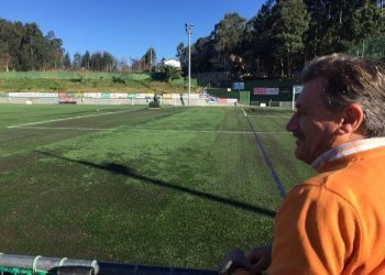 O Concello de Nigrán renova o campo de fútbol de Vilariño