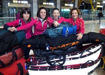 Cuatro mujeres ante un reto helado