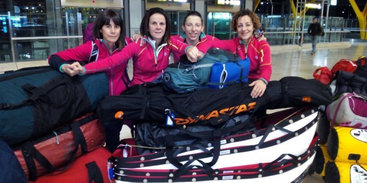 Cuatro mujeres ante un reto helado